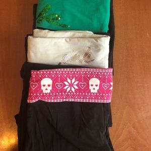 Victorias Secret Pink 3 piece yoga pant pack